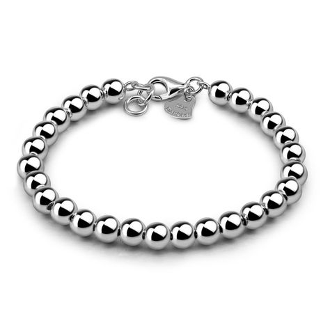 PRICES MAY VARY. Wrap your wrist with this elegant sterling silver beaded chain bracelet. Made with Italian artisan techniques, each bead is individually strung by hand, creating a timeless classic that remains a classic to this day. Sophisticated and bold, this bracelet instantly elevates a casual or sophisticated outfit, allowing you to effortlessly style from morning to night. Wear it alone for a stunning look, or layer it with other bracelets for a cool fashion statement The material is hand Sterling Silver Bead Necklace, Stuff To Buy On Amazon, Ball Chain Bracelet, Beaded Chain Bracelet, Silver Bracelet Stack, Rose Gold Party, Sterling Silver Bead Bracelet, 925 Silver Bracelet, Silver Bead Bracelet