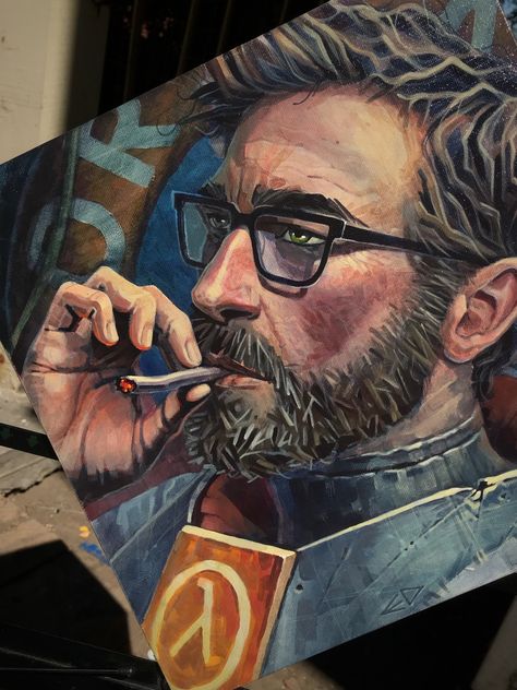 Half Life Pfp, Gordon Freeman Fanart, Gordon Freeman Pfp, Half Life Gordon Freeman Fanart, Half Life Art, Mr Freeman, Gordon Freeman, Best Characters, Portal Art