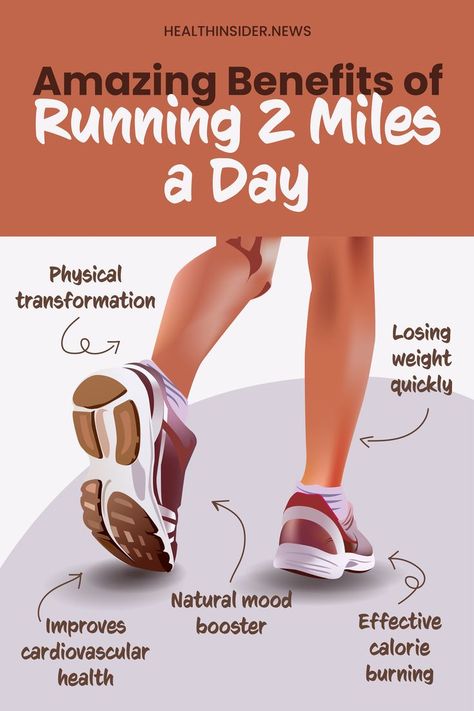 If you are new to running, 2 miles a day can become a great start. Two miles is long enough to challenge yourself but not too much that it’s unbearable. With running 2 miles a day, you’ll be able to notice improved health and weight-loss results quickly. This specific distance has numerous benefits for your physical and mental well-being. 2 Miles A Day Results, Running Diet, Running A Mile, Benefits Of Running, Benefits Of Walking, Challenge Yourself, Best Supplements, Healthier Lifestyle, Mental Wellness