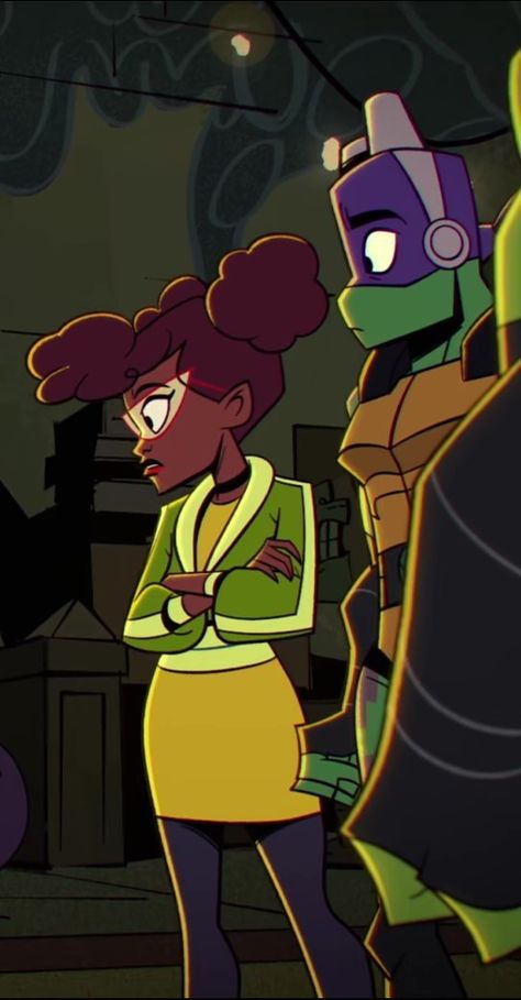 Donnie April Rottmnt, April X Donnie Rottmnt, Donnie X April Rottmnt, Rottmnt Donnie X April, April Rottmnt, Lord Dominator, Cartoon Rose, Ninja Turtles Movie, Turtle Tots