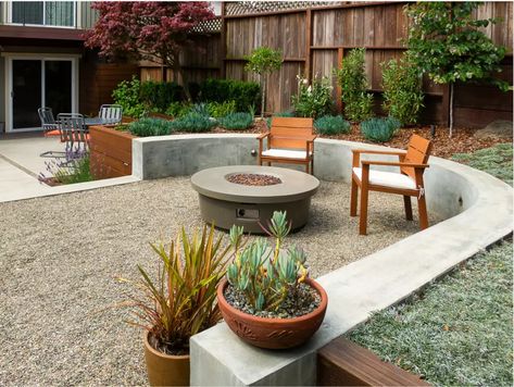 Midcentury Modern Landscaping, Ideas Para Decorar Jardines, Mid Century Landscaping, Patio Pictures, Gravel Patio, Contemporary Patio, Modern Landscape Design, Modern Garden Design, Modern Backyard