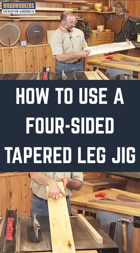 Tapered Legs Furniture, Tapered Leg Table, Woodworking Jig Plans, Wood Jig, Diy Table Legs, Woodworking Jigsaw, Diy Beginner, Woodworking Jig, Woodworking Books