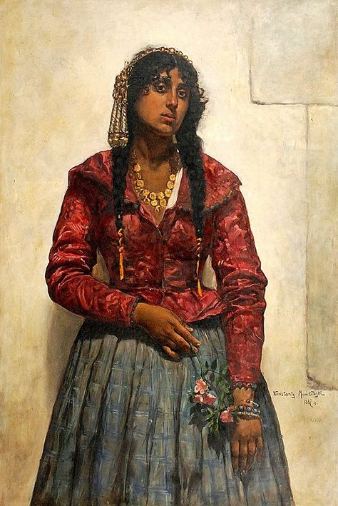 Romani Dress, Romani Clothing, Romani Woman, Roma People, Married Woman, Traditional Dress, Historical Fashion, Traditional Dresses, Character Design Inspiration