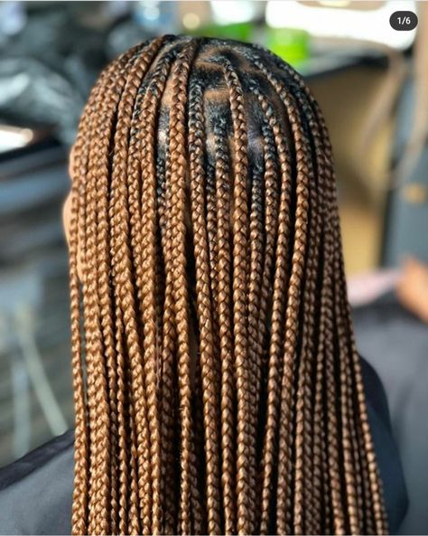 10 Attractive Knotless Braids - The Glossychic Knotless Box Braids Different Browns, Different Color Brown Knotless Braids, Small Medium Knotless Braids With Color, Number 30 Knotless Braids, Knotless Box Braids Color 30, Different Shades Of Brown Knotless Box Braids, Brown Knotless Braids With Beads, 30 Braiding Hair Color Knotless, Knotless Box Braids Brown