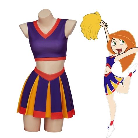 Just found this amazing item on AliExpress. Check it out! $20.37 | Kim Cheerleader Possible Cosplay Bonnie Rockwaller Costume Women's High School Sleeveless Crop Mini Skirt Cheerleading Suit Kim Possible Cheerleader Costume, Kim Possible Bonnie, Bonnie Rockwaller, Cheerleader Skirt, Cheerleader Costume, Kim Possible, Birthday List, Costumes For Women, Cheerleading