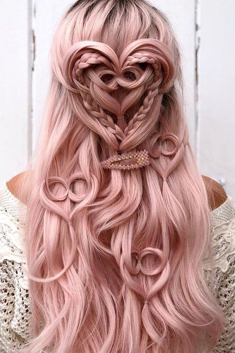 Simpul Dasi, Long Pink Hair, Tan Skin Blonde Hair, Cute Braided Hairstyles, Braided Ponytail Hairstyles, Easy Braids, Braided Hairstyles Easy, Medium Hair, Length Hair