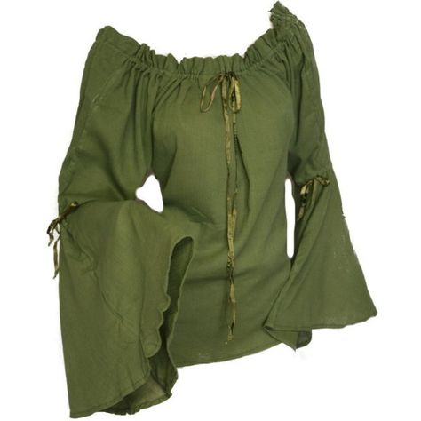 Medieval Blouse, Medieval Shirt, Pirate Shirt, Medieval Clothes, Medieval Clothing, Green Top, Historical Dresses, Vintage Victorian, Green Shirt