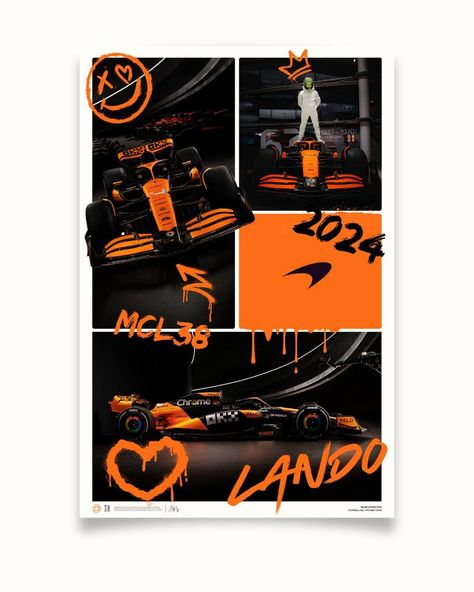 The Lando Norris "Love" Poster Print Link in bio. Mclaren Poster, Lando Norris F1, F1 Wall Art, Formula One Car, F1 Poster, Car Poster, Mclaren F1, Love Posters, Lando Norris