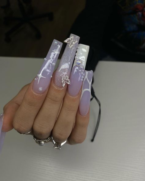 Nails Sagittarius, Sagittarius Nails, Sagittarius Season, Winter Nails Acrylic, Romanticizing Life, Star Nails, Birthday Nails, Nails Acrylic, Cute Tattoos