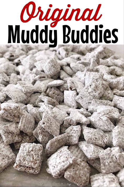 Puppy Chow Crispix Recipe, Chex Muddy Buddies Recipe, Chex Mix Recipes Original, Puppy Chow Chex Mix Recipe, Chex Mix Puppy Chow, Muddy Buddies Recipe, Chow Recipe, Muddy Buddy, Puppy Chow Recipes