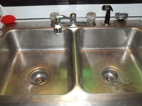 How to Unclog a Double Kitchen Sink Drain - Dengarden Clogged Sink Bathroom, Kitchen Sink Clogged, Drain Repair, Double Kitchen, Double Kitchen Sink, Unclog Drain, Bathroom Sink Drain, Bathtub Drain, Clogged Drain