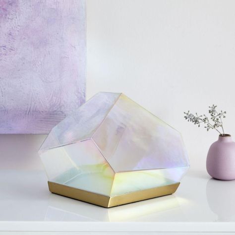 Magical Lighting, Apartment Couch, Nightstand Lamps, Magic Store, Meditation Corner, Lamp Antique, Desk Ideas, Lamp Modern, Glass Gems