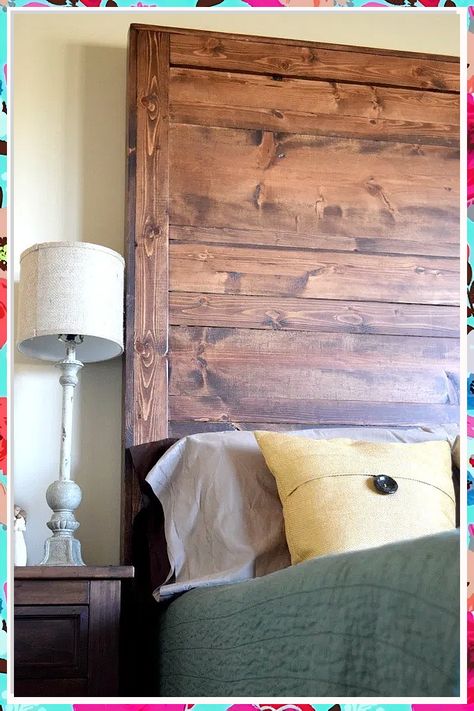 Transform your bedroom into a stylish sanctuary with our stunning DIY queen headboard project. This step-by-step guide will inspire you to create a beautiful focal point that reflects your personal style. Whether you prefer a modern, rustic, or vintage look, our tips and tricks will help you craft the perfect headboard to elevate your space. Discover the joy of DIY and enjoy a cozy retreat that you can proudly call your own. Large Wood Headboard, Pine Headboard Diy, Diy Rustic Headboard King, Cedar Headboard Ideas, Craftsman Headboard, Diy Tall Headboard, Tall Wood Headboard, Tall Wooden Headboard, Wooden Headboard Design