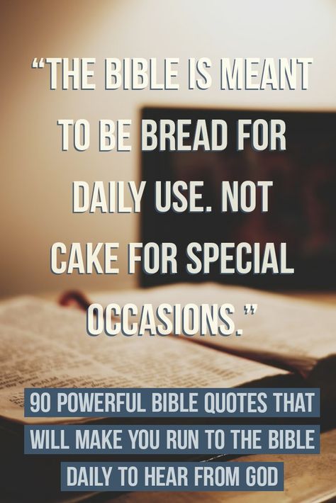 The Bible is meant to be bread for daily use. Not cake for special occasions. Bread Bible Verse, Quotes About The Bible, Read Your Bible Quotes, Daily Bread Devotional, Personal Bible Study, Study Quotes, Bible Reading Plan, Inspirational Quotes About Love, Reading Quotes