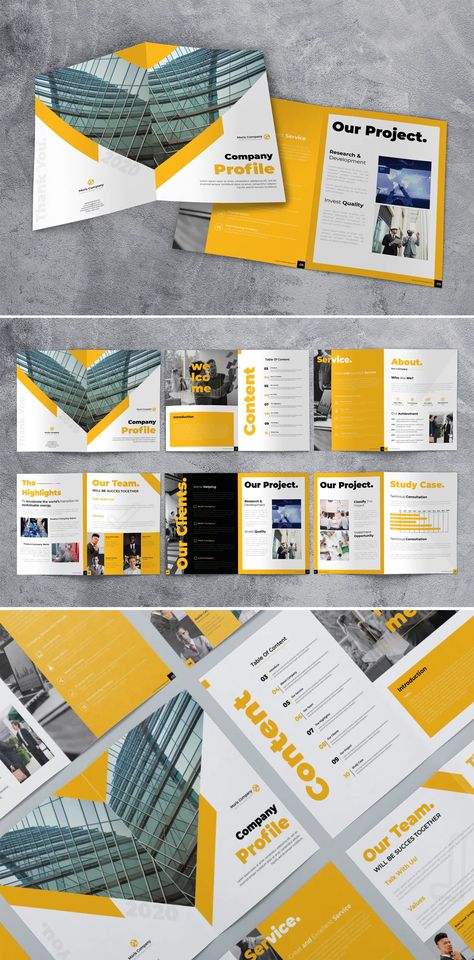 Modern Company Profile Brochure Template INDD - 12 Pages Company Profile Design Templates, Company Profile Brochure, Scale Business, Canva Design, Company Profile, Profile Design, Brochure Template, Design Templates, Daily Inspiration