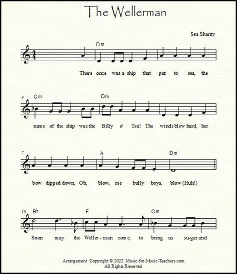 Wellerman Piano, Wellerman Song, The Wellerman, Nutcracker Music, Spider Dance, Piano Songs Sheet Music, Sheet Music Easy, All Instruments, Mountain Dulcimer