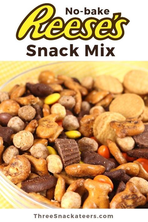 Cookies Cereal, Healthy Bedtime Snacks, Peanut Butter Snacks, Trail Mix Recipes, Chex Mix Recipes, Snack Mix Recipes, No Bake Snacks, Chex Mix, S'mores