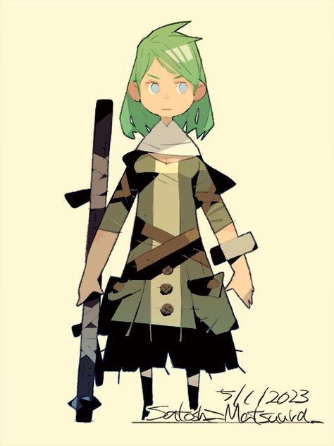 Satoshi Matsuura, New Illustration, Disney Concept Art, 2d Character, Game Character Design, Fantasy Illustration, Creature Design, Game Character, Character Inspiration