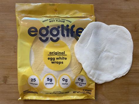 Credit: Lauren Masur Credit: Lauren MasurHow do you like your eggs in the morning? If you’re an Aldi shopper, you might have a new favorite way to eat ’em … in wrap form! Starting February 17th, as a limited time Aldi Find, Egglife Foods Original Egg White Wraps will be available in the refrigerated section. They cost $3.99 per pack of six (a dollar less than they typically retail for elsewhere).I got my hands on a package before they hit shelves, and to be completely honest, I Homemade Carbonara, Egg White Wraps, Egg Wraps, Selling Eggs, Egg Whites Wrap, Keto Noodles, Breakfast Quesadilla, Fettuccine Noodles, Egg Wrap