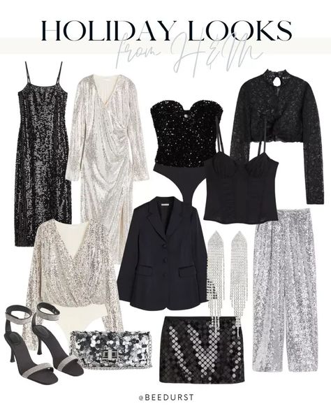 Shop these trendy sparkly holiday and new years eve looks through the link below! Simple Nye Outfit, Nye Outfits Parties, New Years Outfits Parties, Nye Party Outfit, Casual New Years Eve Outfits, New Years Eve Outfits Parties, New Years Eve Looks, New Year’s Eve Outfit, Nye Dress