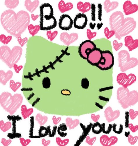 I Love You Hello Kitty, Happy 2 Months Boyfriend, I Heart My Gf Pfp, Kawaii Couple, Drawings For Boyfriend, Note Doodles, Best Anime Drawings, Cute Messages, Love My Boyfriend