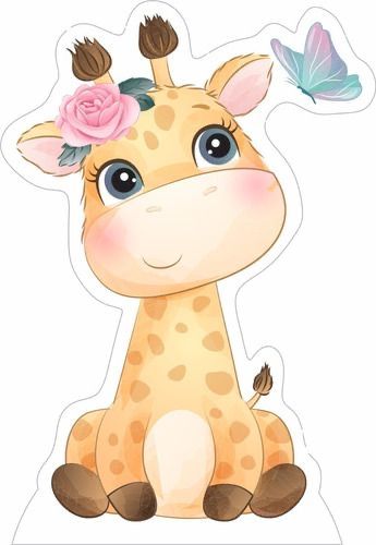 Giraffe Topper, Festa Safari Baby, Safari Animals Birthday, Safari Baby Animals, Baby Shower Giraffe, Birthday Party Decorations Diy, Girl Birthday Decorations, Baby Shawer, Animal Birthday Party