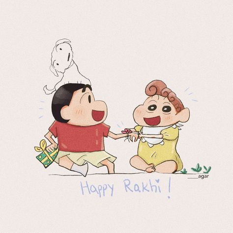 The one day we play nice, happy Rakhi!🎁🫶 #happyrakshabandhan #rakhi #brothersisterlove #brothersister #brothersisterbond #shinchan #himawari #shinchanlover #art #cute #illustration #festival #indianfestival #love #bond Shinchan And Himawari, Shinchan Love, Cute Shinchan, Happy Rakhi, Brother And Sister Love, Happy Rakshabandhan, Art Cute, Indian Festivals, Brother Sister