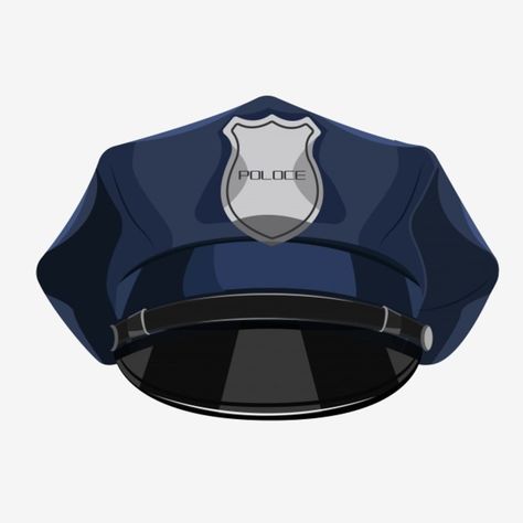 Police Hat Drawing, Jail Booth, Police Clipart, Santa Hat Vector, Police Shield, Hat Illustration, Hat Clipart, Police Party, Police Hat