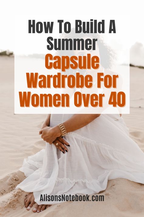 Looking to elevate your summer style game? Discover the ultimate guide to building a capsule wardrobe for women over 40. Embrace self care by curating a collection of comfortable and stylish basics that exude confidence. Say goodbye to fashion stress with our expert tips on creating a summer capsule wardrobe that screams effortless chic. Don't miss out, get our FREE capsule wardrobe guide NOW! Summer Capsule Wardrobe 2024 Over 40, Capsule Wardrobe How To Build A, Building A Capsule Wardrobe, Wardrobe For Women, Capsule Wardrobe Women, Basic Wardrobe Essentials, Core Wardrobe, Minimal Wardrobe, Casual Summer Outfits For Women