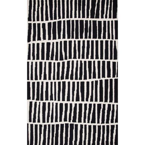 Lemuel Black 8 ft. 6 in. x 11 ft. 6 in. Area Rug Black Runners, Affordable Rugs, Area Rug Sizes, Black Area Rugs, Cow Hide Rug, Geometric Area Rug, Outlet Store, Large Area Rugs, Hand Tufted Rugs