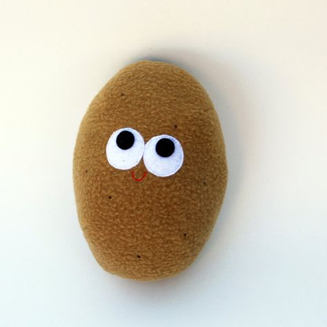 Potato - Plush Food Potato Plush, Stuffed Food, Hot Potato, Western Canada, Weird Stuff, Desk Toys, Cute Plush, Food Gifts, Pretend Play