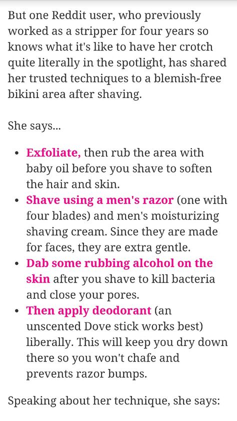 Bikini shaving tips Shaving Tips, Remove Hair, Razor Bumps, Body Hacks, Glow Up Tips, Girl Tips, Body Skin Care Routine, Health And Beauty Tips, Skin Tips