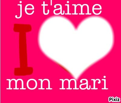 je t'aime mon marie Montage Photo, Mario Characters, Gif, Design