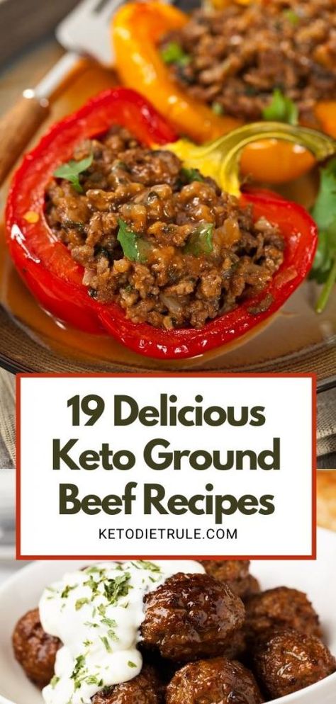 19 Easy Ground Beef Keto Recipes You Want to Try Beef Keto Recipes, Keto Ground Beef Recipes, Ground Beef Keto Recipes, Keto Ground Beef, Ketogenic Recipes Dinner, Keto Beef, Keto Beef Recipes, Keto Lunch Ideas, Low Carb Diet Recipes