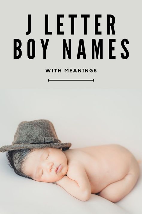 Looking for the perfect baby boy name that starts with the letter J? Look no further than my *ultimate* list of J names for boys! J Letter Names For Boys, J Names Unique, Baby Names Start With Letter J, Boy Names That Begin With J, Baby Boy J Names, J Names For Boys, J Boy Names, J Baby Boy Names, Baby Boy Bible Names