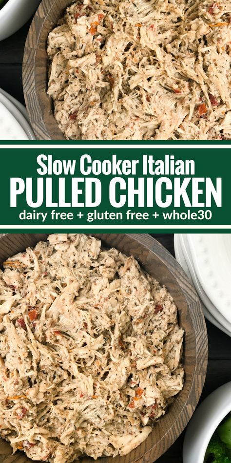 Slow Cooker Italian, Crockpot Chicken Healthy, Snacks Under 100 Calories, Top Chicken Recipes, Healthy Sweet Snacks, Pulled Chicken, Frozen Chicken, Healthy Chicken Recipes, Clean Eating Snacks