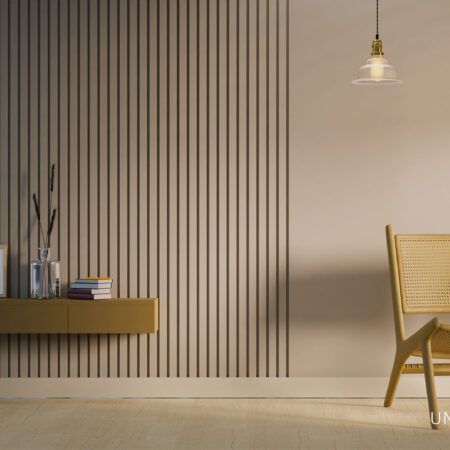 You can give your walls a textured, three-dimensional look with FLUTED WALL PANELS. PVC and Wood Plastic Composite (WPC) are just two of the many materials from which you can choose for these panels. Using FLUTED PANELS is a great way to give your walls more depth, texture, and personality. They come in a wide variety of materials, hues, and styles, so you can easily find one that complements your home’s decor. Fluted Pvc Wall Panel, Fluted Wall Panel Living Rooms, Pvc Wall Panels Designs, Fluted Wall Panel, Wpc Wall Panel, Fluted Panel, Fluted Wall, Wall Panel Design, Pvc Wall Panels