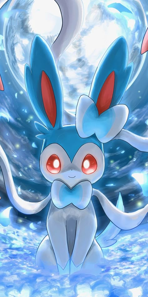 Shiny Sylveon, All Eevee Evolutions, Pokemon Show, Fairy Type Pokemon, Umbreon And Espeon, Pokemon Eevee Evolutions, Pokemon Dragon, Pokemon Craft, Cool Pokemon Wallpapers