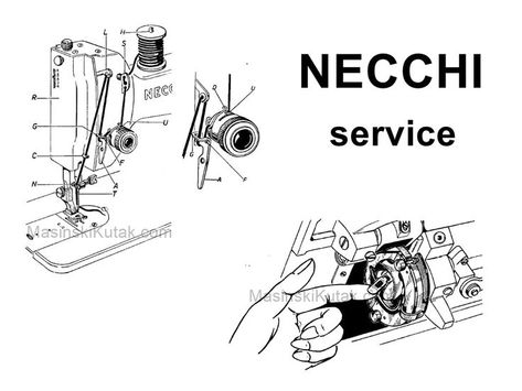 Necchi manuale di servizio Necchi Sewing Machine, Mechanical Model, Industrial Machine, Sewing Machine, To Start, Sewing