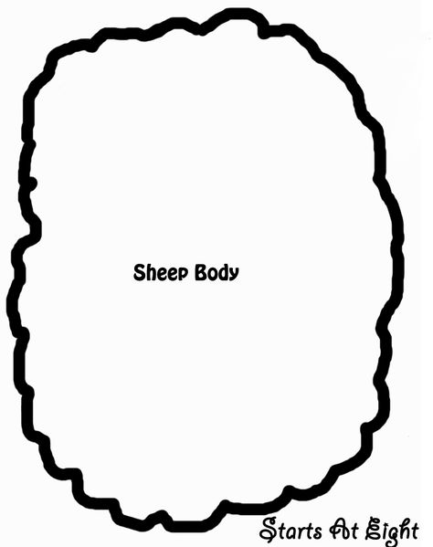 Cotton Ball Sheep Craft & Facts - includes free printable templates. Baa Baa Black Sheep Crafts, Cotton Ball Sheep, Sheep Template, Cotton Ball Crafts, Sheep Craft, Nursery Rhyme Crafts, Transportation Preschool Activities, Farm Animal Crafts, Free Printable Templates