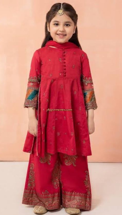 Maria B Kids Collection, Dhaka Pajama, Clothes Pakistani, Pakistani Clothes, Maria B, Lawn Suits, Kids Collection, Pakistani Designers, Wool Shawl