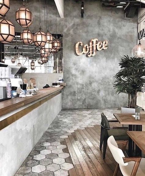 30 Industrial Style Interior Designs | Art and Design Industrial Style Interior Design, Rustic Coffee Shop, Display Visual Merchandising, Industrial Style Interior, Industrial Restaurant, Graphisches Design, Coffee Shops Interior, Industrial Interior Design, Modern Restaurant