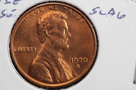 1970 Penny Value: How Much Is It Worth Today? Penny Value Chart, Penny 1, Penny Values, Money Dollar, Coin Dealers, Financial Organization, Old Coins Worth Money, Coin Display, Coin Grading