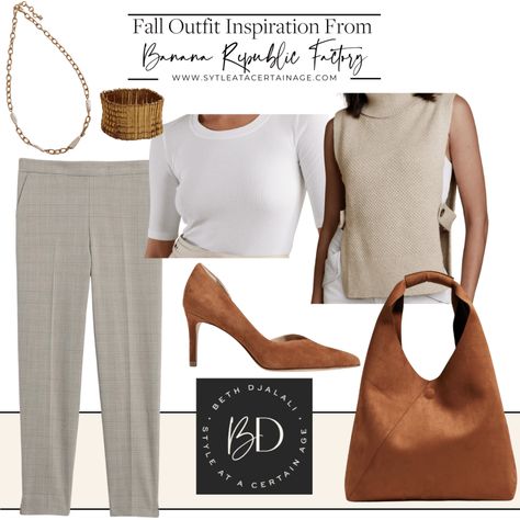 Fall Outfit Inspiration from Banana Republic Factory Fall Notes, Banana Republic Outfits, Knee Length Sweater Dress, Knee Length Sweater, Fall Outfit Inspiration, Suede Trench Coat, Fall Wardrobe Essentials, Pre Fall Collection, Over 50 Womens Fashion