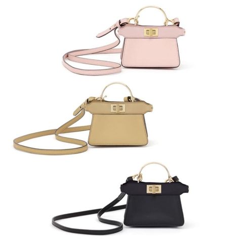 Peekaboo ISeeU micro Branding Design, Top Handle Bag, Fendi, Handbags