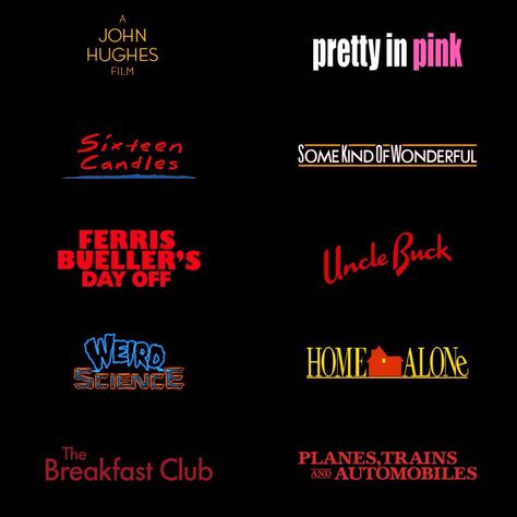 Iconic John Hughes films! John Hughes Aesthetic, John Hughes Quotes, Imaginary Movie, John Hughes Films, Best Teen Movies, John Hughes Movies, Pink Film, Uncle Buck, Movie Journal