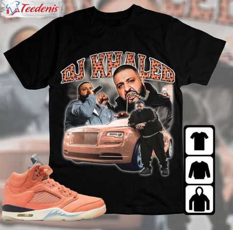 DJ Khaled Flexing Graphic Shirt, Trendy Unisex Crewneck T-shirt, Jordan 5 DJ Khaled Crimson Bliss Check more at https://teedenis.com/product/dj-khaled-flexing-graphic-shirt-trendy-unisex-crewneck-t-shirt-jordan-5-dj-khaled-crimson-bliss/ Khalid Outfits, Flexing Pose, Dj Khalid, Feeling Thankful, Dj Khaled, Who You Love, Khalid, Flexing, Jordan 5