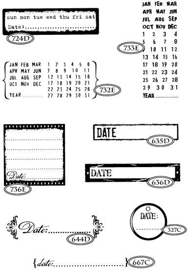 Journal Printables Black And White, Date Stickers Free Printable, Black And White Journal Stickers Printable, Date Stamp, Date Stamp Vintage, Black And White Junk Journal, Couple Scrapbook, Stamp Catalogue, Price Of Stamps