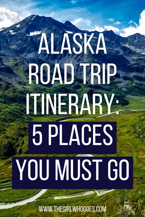 Alaska is a huge state -- how will you decide where to go on your road trip? Check out the perfect Alaska road trip itinerary to make it easy on you. Alaska Highway Road Trip, Alaska Road Trip, Alaska Highway, Road Trip Map, Alaska Vacation, Kenai Fjords, Alaskan Cruise, Travel Wishlist, Alaska Travel