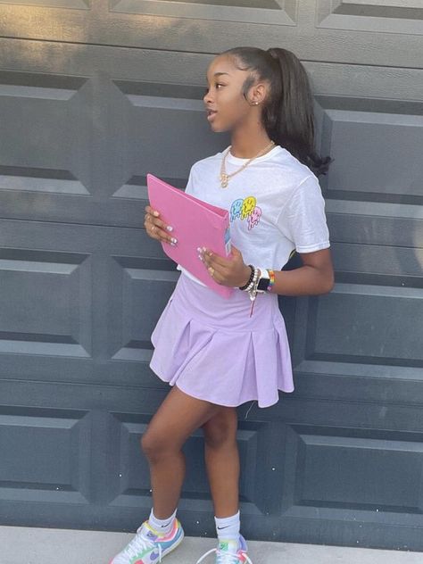 First Day Of School Outfit Elementary, Birthday Outfit 13, Birthday School Outfit, Pretty 12 Year Black, 11 Year Girl Black, Picture Day Outfit, Black Girls Back To School Outfits Uniform, First Day Of School Outfits Black Girls Uniform, Cute Black Girls 11-12